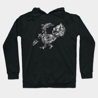 Ornamental Turkey Bird Hoodie